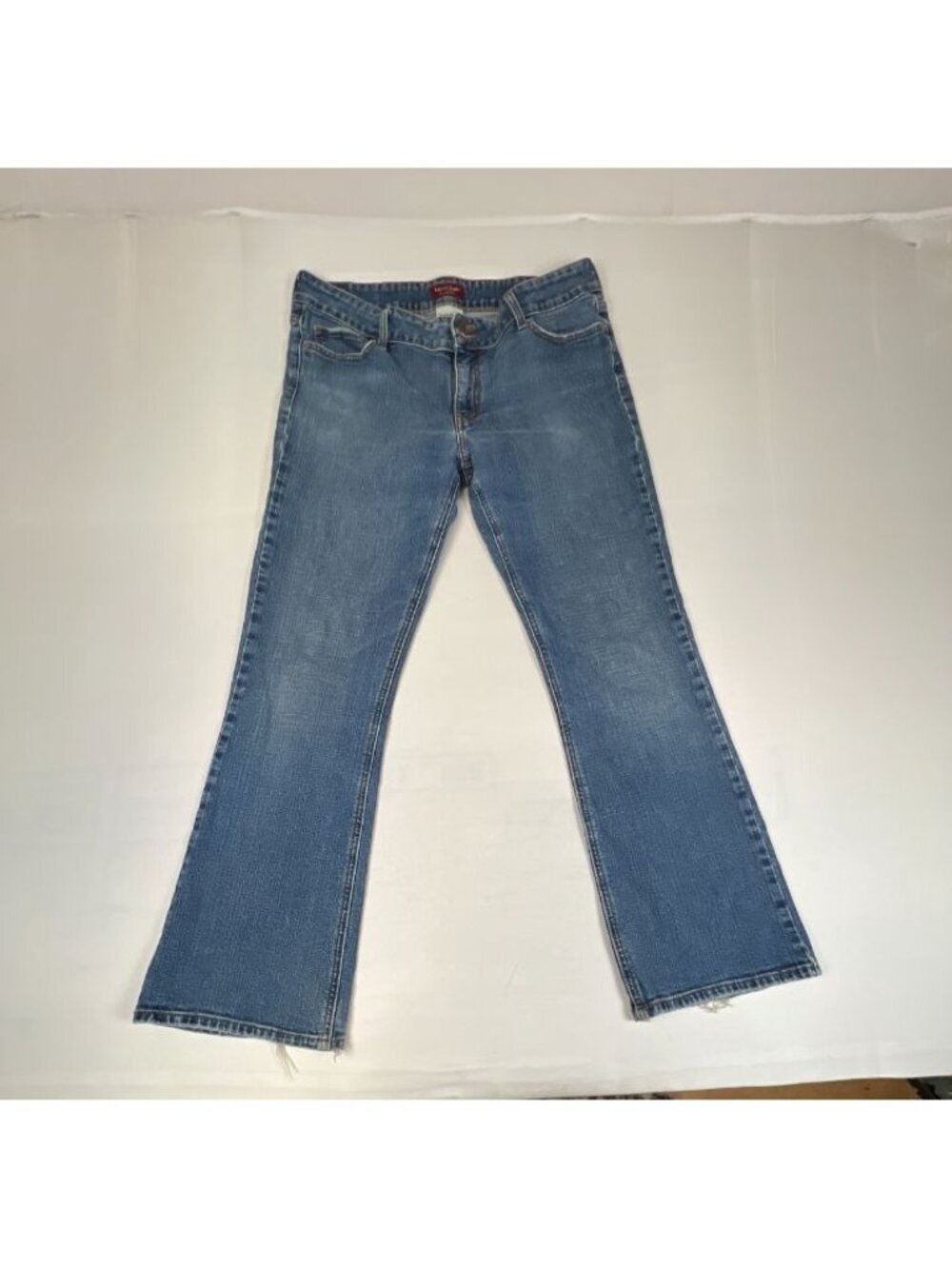 Levi's Womens Jeans 14 Medium Slender Boot Cut 526 Blue Denim Stretch Retro